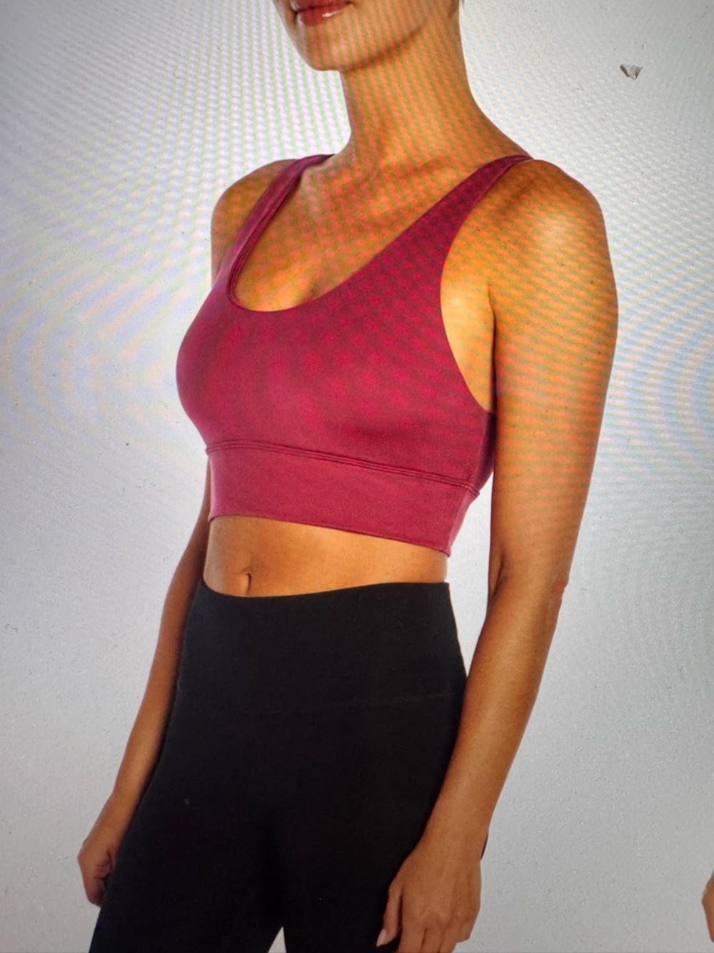 Marika Women’s Scoop Neck Longline Sports Bra  Alysha - violet quartz